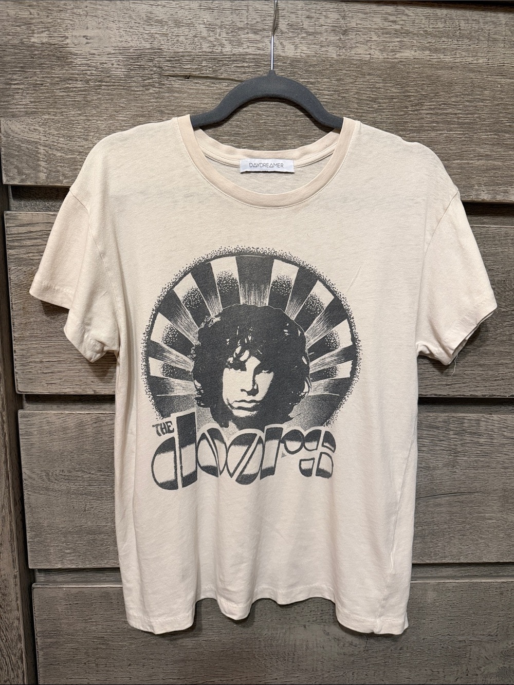 Daydreamer Cream Tee with Black The Doors Graphic